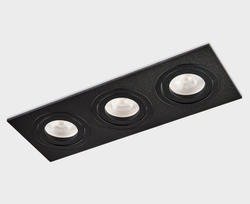 SAG303-4 black/black Встраиваемый светильник Italline SAG 03b SAG303-4 black/black
