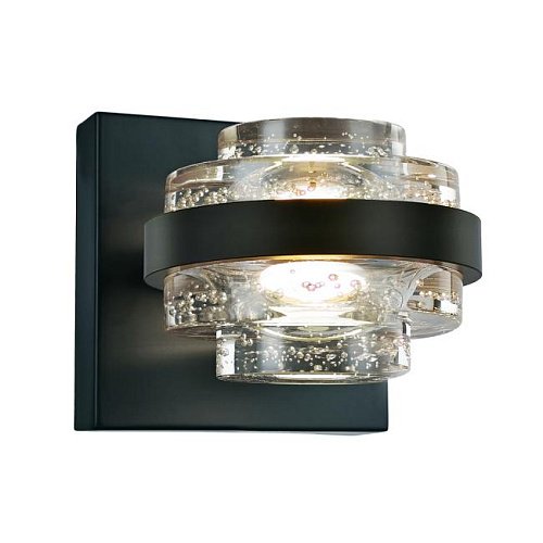 MB22030002-1A black/clear Настенное бра Delight Collection MD22030002 MB22030002-1A black/clear