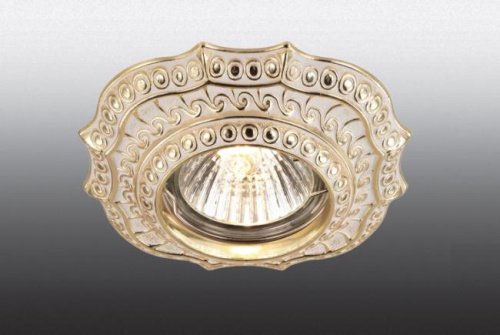Встраиваемый светильник с узорами Vintage 369856 Novotech