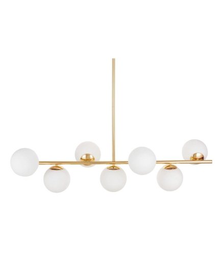 Люстра на штанге Lumina Deco Fredica LDP 6030-7 GD