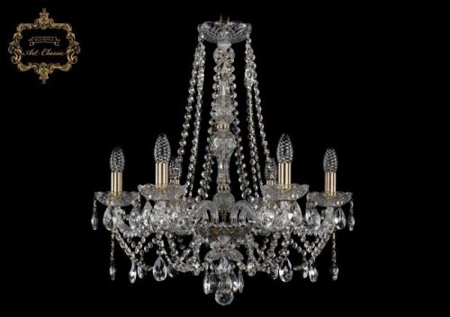 11.21.6.200.h-64.Br.Sp Подвесная хрустальная люстра 11.21 Art Classic 11.21.6.200.h-64.Br.Sp