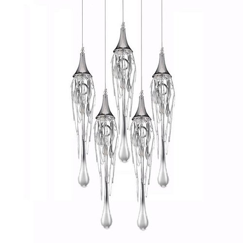 P68009L-5/R chrome Светильник подвесной Delight Collection Goddess Tears P68009L-5/R chrome