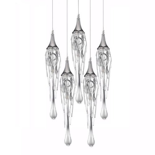 P68009L-5/R chrome Светильник подвесной Delight Collection Goddess Tears P68009L-5/R chrome