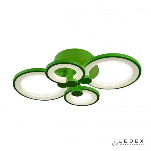 A001/4 GREEN Потолочная люстра ILedex Ring A001/4 GREEN