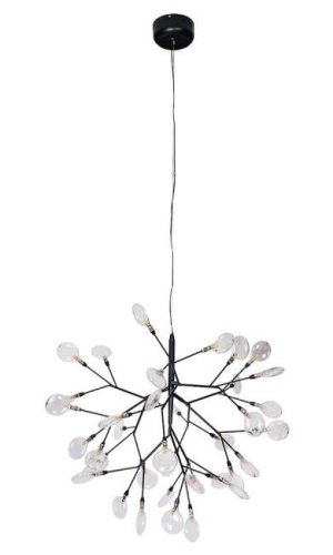 EVITA SP36 BLACK/TRANSPARENT Подвесная люстра Crystal Lux Evita EVITA SP36 BLACK/TRANSPARENT