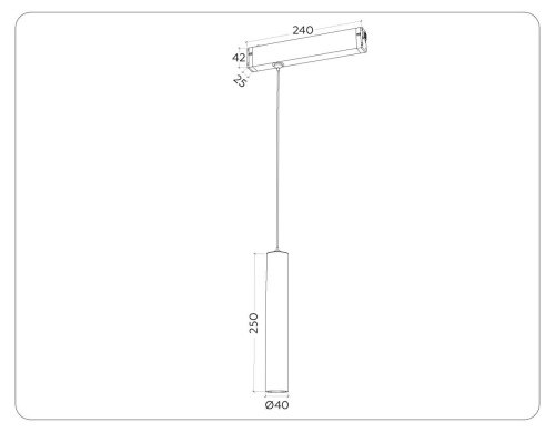 Трековый светильник Ambrella Magnetic 220V GL1431