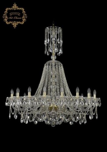 11.25.18.400.XL-128.Gd.Sp Подвесная хрустальная люстра 11.25 Art Classic 11.25.18.400.XL-128.Gd.Sp