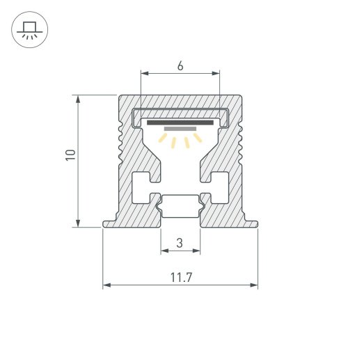 Профиль Arlight Sl-Mini 058626