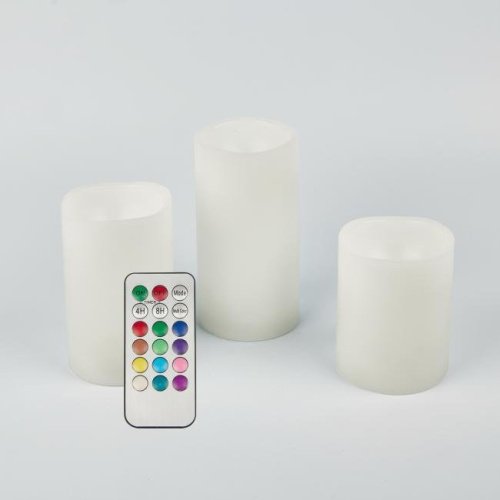 Световая фигура Uniel ULD-F052 RGB RC CANDLE SET3