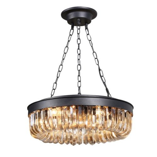 KR0295P-5 black Подвесная люстра Delight Collection Crystal Black KR0295P-5 black