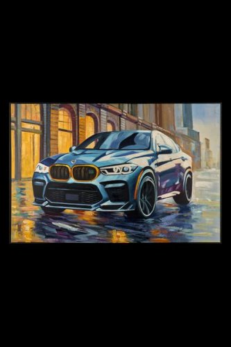 TD138 Картина настенная Teona Decor Bmw TD138