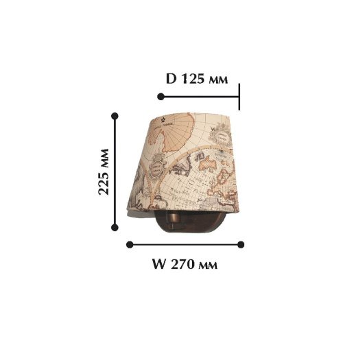 Настенное бра Favourite Mappa 1122-1W