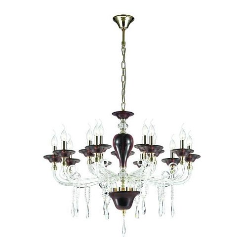 3928/15 Подвесная хрустальная люстра Amarone Odeon Light 3928/15