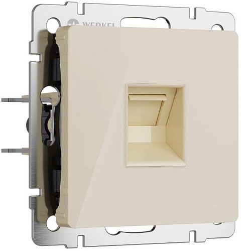 W1181043/ Розетка Ethernet RJ-45 (айвори акрил) Розетка Werkel W1181043/ Розетка Ethernet RJ-45 (айвори акрил)