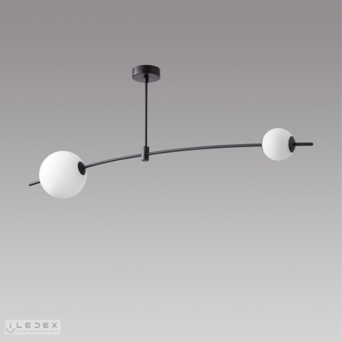 Потолочная люстра ILedex Epical 6827-2 BK+WH