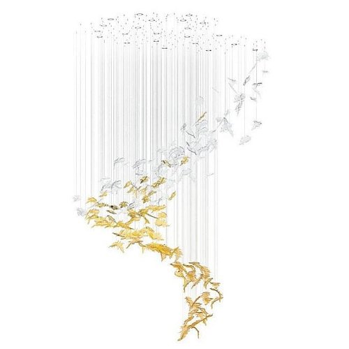 L62913 Люстра каскадная L'Arte Luce Luxury Flying Leaves L62913