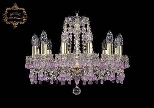 11.24.12.165.Gd.V7010 Подвесная хрустальная люстра 11.24 Art Classic 11.24.12.165.Gd.V7010