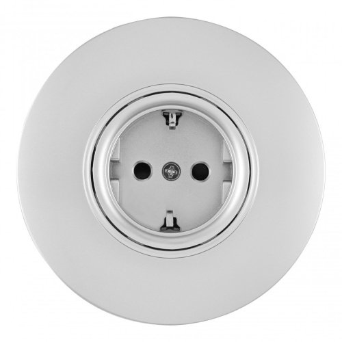 Розетка Arte Milano Set08-1 SET08-1-40-1 silver