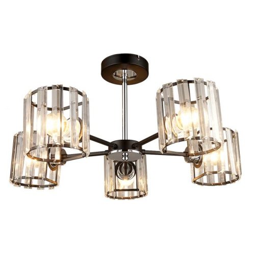 Потолочная люстра IMEX MD.4057-5-S BK+CH