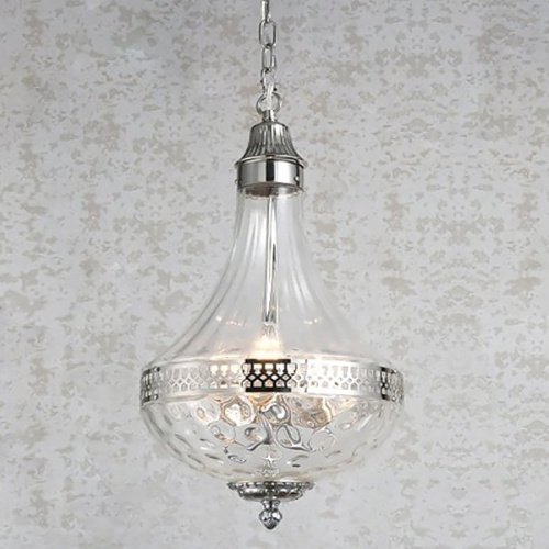 KG0544P-4 nickel Подвесная люстра Delight Collection French Empire Glass KG0544P-4 nickel