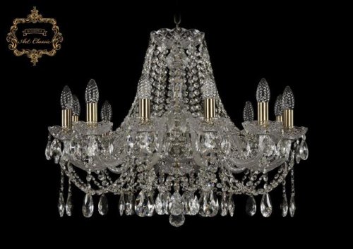 11.12.12.240.Br.Sp Подвесная хрустальная люстра 11.12 Art Classic 11.12.12.240.Br.Sp