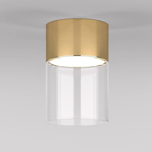 Накладной светильник Elektrostandard Lumen 25047/LED 10W 4000К латунь/прозрачный