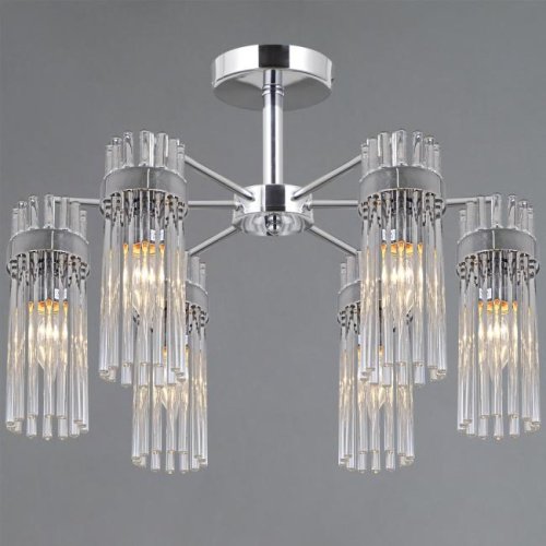 Потолочная люстра ILLUMICO IL0761-6CSQ-25 CR GENOA