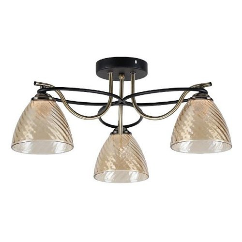 13115/3AB+MBK BR Потолочная люстра ЭкономСвет 13115 13115/3AB+MBK BR
