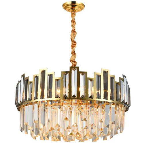 IMPERIUM 76018/10C GOLD PLATED Подвесная люстра Natali Kovaltseva Imperium IMPERIUM 76018/10C GOLD PLATED