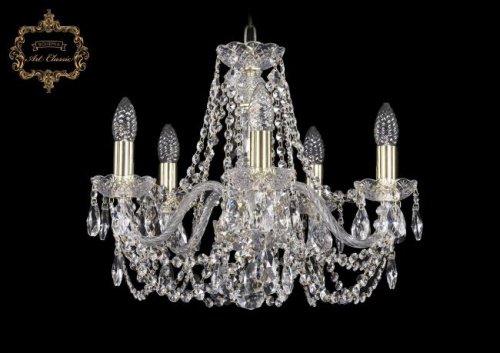 11.11.5.165.Gd.Sp Подвесная хрустальная люстра 11.11 Art Classic 11.11.5.165.Gd.Sp