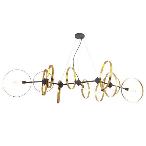 ARMONICA SP8 BLACK/BRASS V2 Подвесная люстра Crystal Lux Armonica ARMONICA SP8 BLACK/BRASS V2