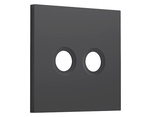 SP9133 SP9133 Лицевая панель SIGMA (Графит Мягкое касание) для TV двойной розетки QUANT PRO