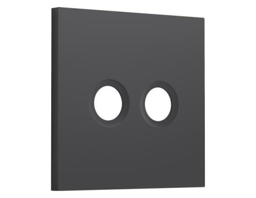 SP9133 SP9133 Лицевая панель SIGMA (Графит Мягкое касание) для TV двойной розетки QUANT PRO