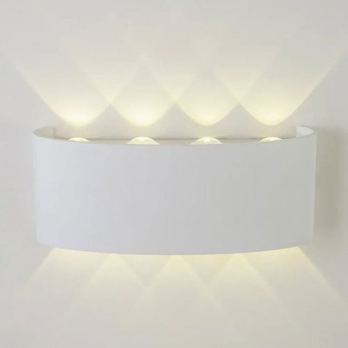 AM307-8X1 W WH 4000K Уличный настенный светильник AM Group Am307 AM307-8X1 W WH 4000K