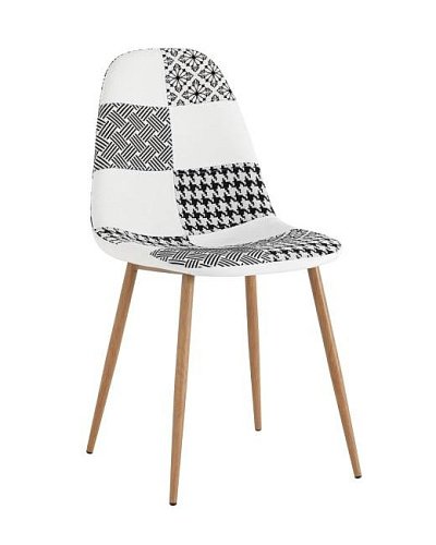 Обеденный стул Stool Group OS-001P-V patchwork bw DUAL
