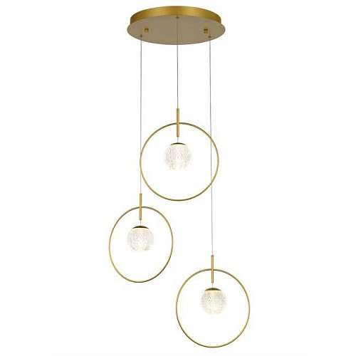 MD21001043-3A gold Светильник подвесной Delight Collection Elliot Diamante MD21001043-3A gold