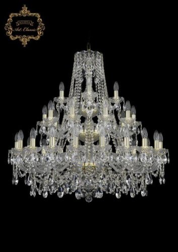 11.25.20+10+5.360.3d.Gd.Sp Подвесная хрустальная люстра 11.25 Art Classic 11.25.20+10+5.360.3d.Gd.Sp