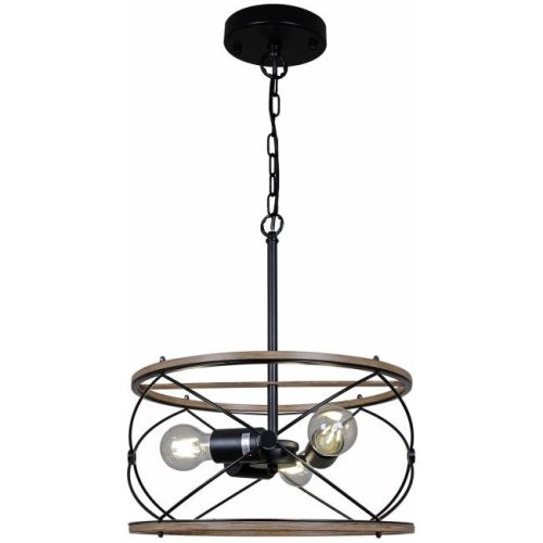 Подвесная люстра ILLUMICO IL1008-3P-05 BK WOOD
