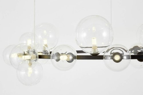 Подвесная люстра Lumina Deco Merido LDP 7033-24 BK+CL