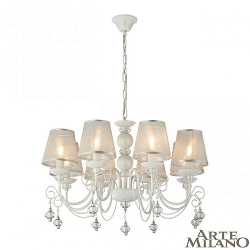 Подвесная люстра Arte Milano Am347620 347620/8 WT+SL