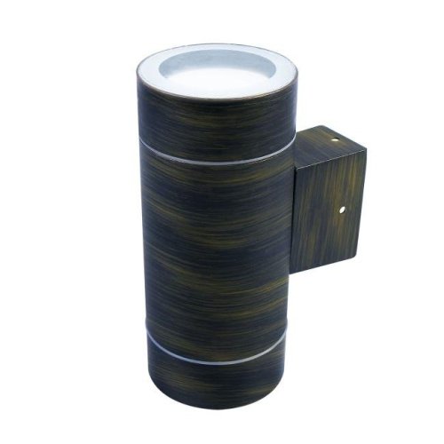 UUL-S92A 2х50W/GX53 IP65 BRONZE Уличный настенный светильник Uniel Настенные uul-a01s UUL-S92A 2х50W/GX53 IP65 BRONZE