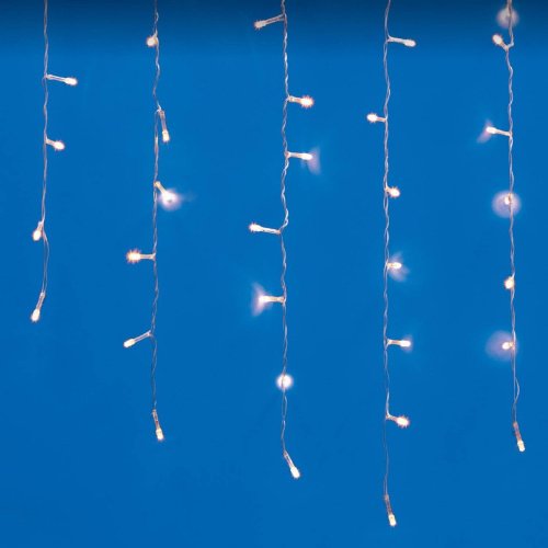 Бахрома светодиодная со статическим свечением, 6м Uniel ULD-B6007-200/STK WARM WHITE IP44