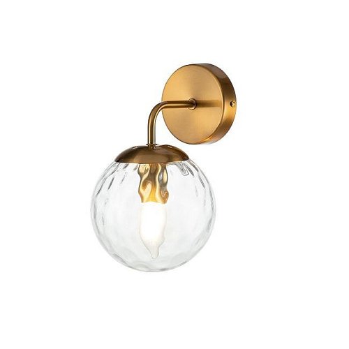 V000124 Настенное бра Indigo Cocoon 11008/1W Brass V000124