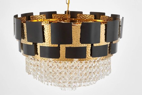 LDP 7045-600 BK+GD Подвесная люстра Lumina Deco Molina LDP 7045-600 BK+GD