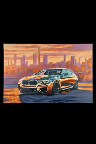 TD140 Картина настенная Teona Decor Bmw TD140