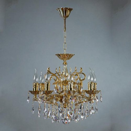 2128/8 WP Tear drop Подвесная хрустальная люстра Leon Ambiente 2128/8 WP Tear drop