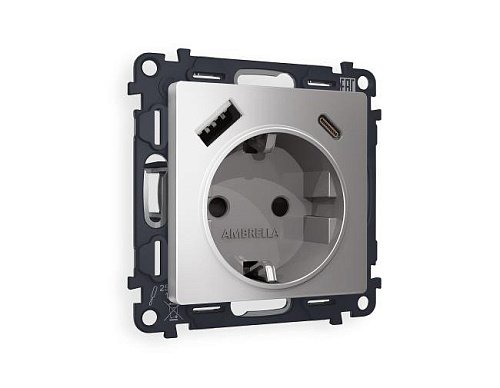 Розетка Ambrella Volt ALFA MA510010
