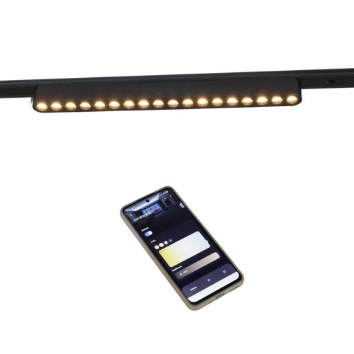 Трековый светильник Reluce 13002-9.3-001UR magnetic LED16W BK CCT+SMART