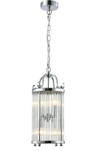 Светильник подвесной Crystal Lux Tadeo TADEO SP4 D200 CHROME/TRANSPARENTE