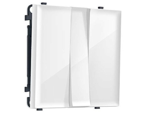 MS105010 Комплект механизма 3-кл выключателя SIGMA Белый глянец 10A-250V QUANT PRO (SP1050, PR133)